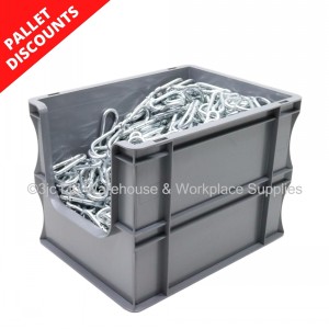 Heavy Duty Stacking Euro Box 40cm 25 Litre Open Front